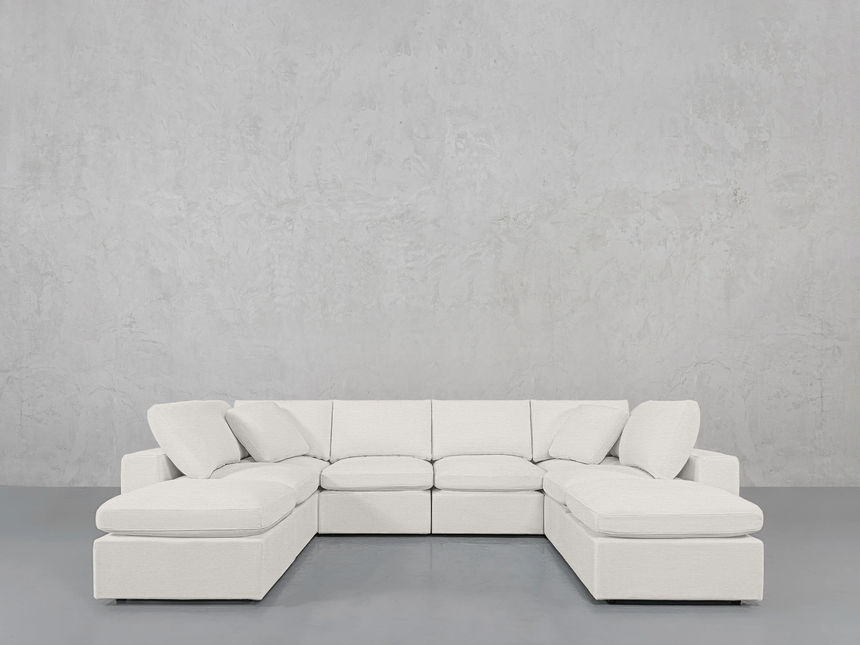 8-Seat Modular Double Lounger U-Sectional - Image 56