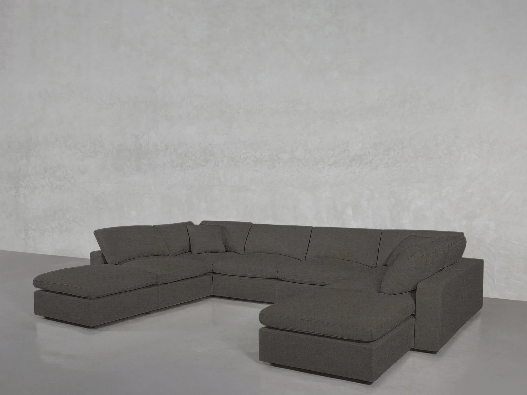 8-Seat Modular Double Lounger U-Sectional - Image 85