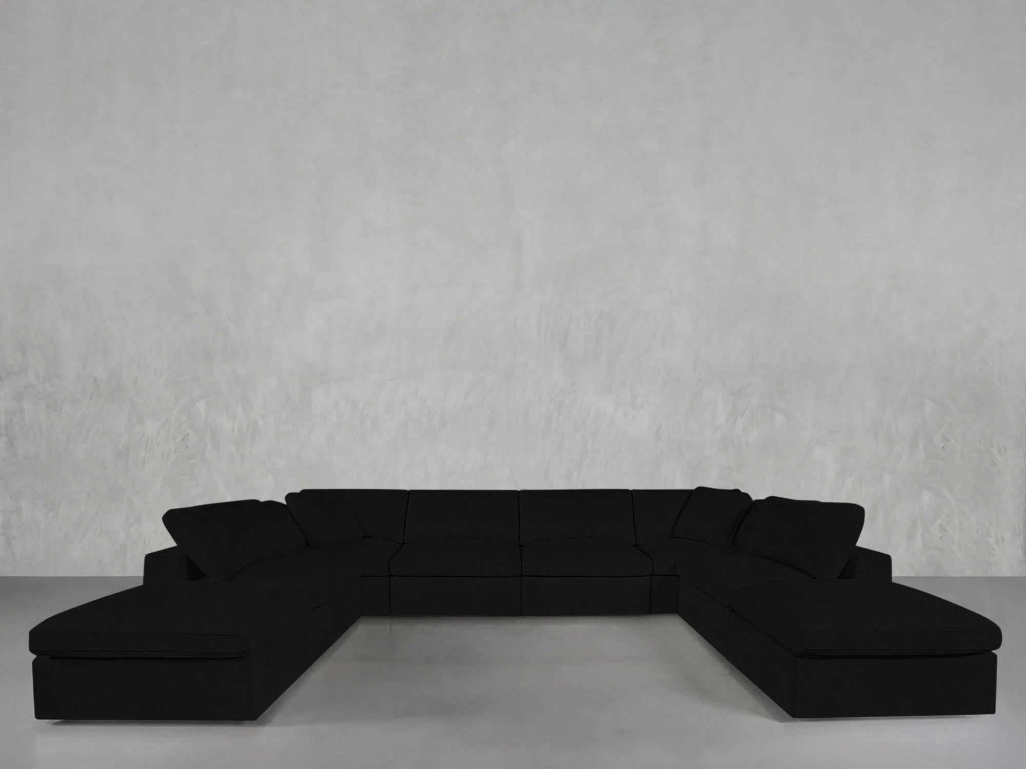 8-Seat Modular Double Lounger U-Sectional - Image 95