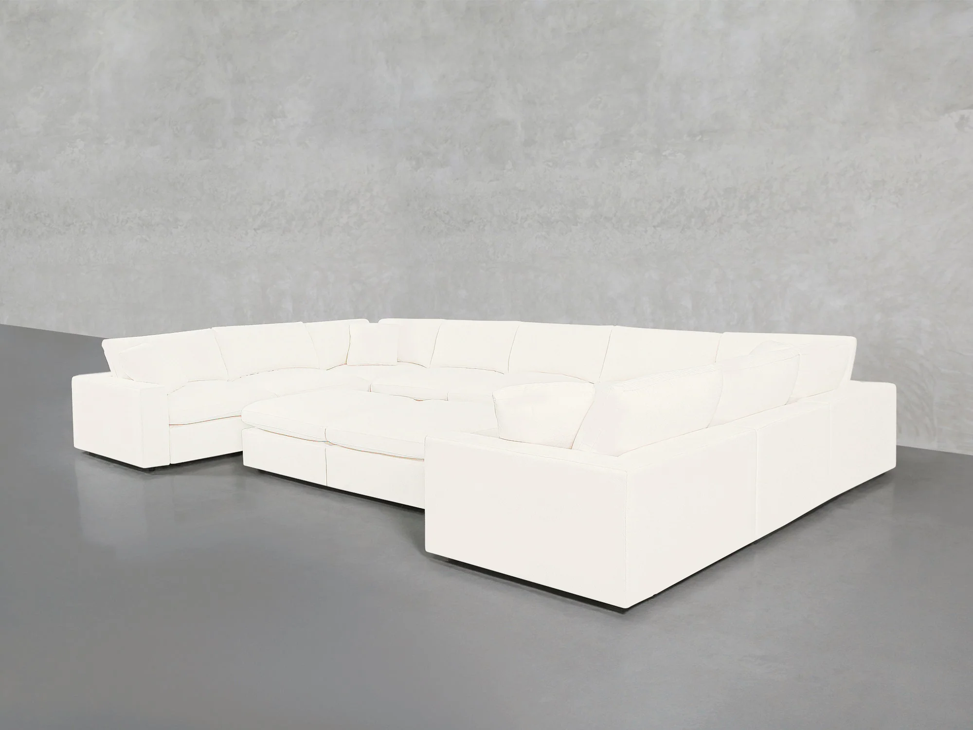 9-Seat Modular U-Sectional with Double Ottoman - Image 106