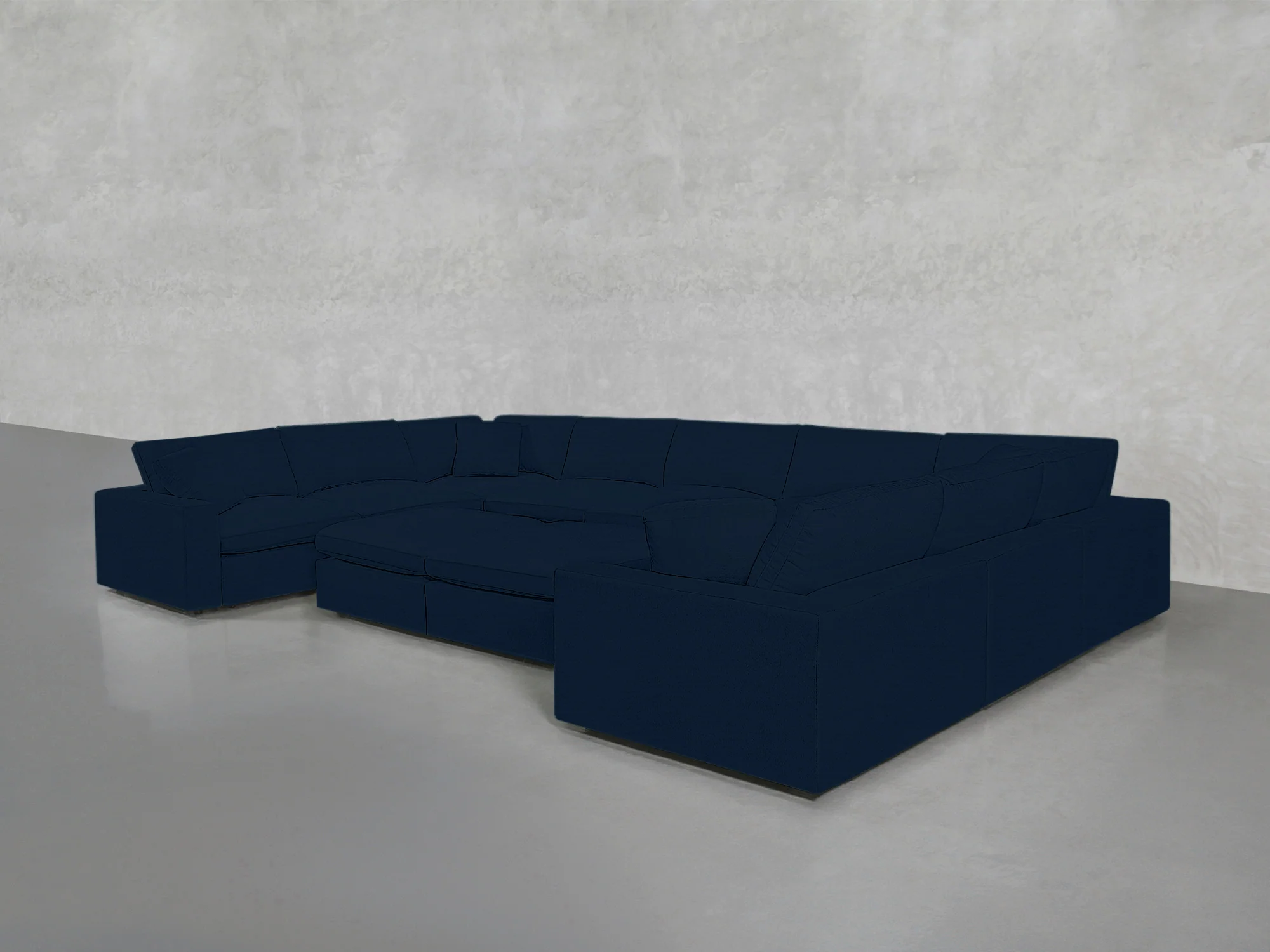 9-Seat Modular U-Sectional with Double Ottoman - Image 183