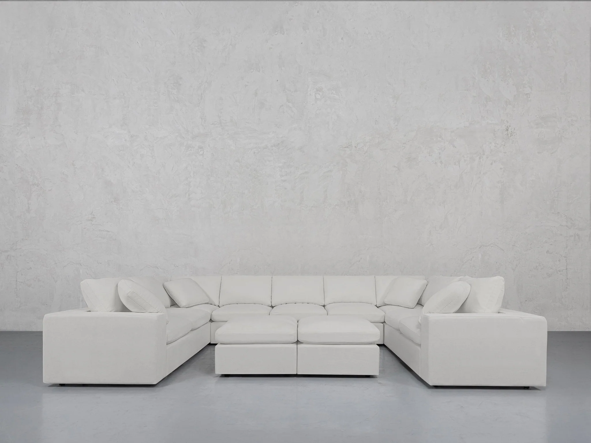 9-Seat Modular U-Sectional with Double Ottoman - Image 24