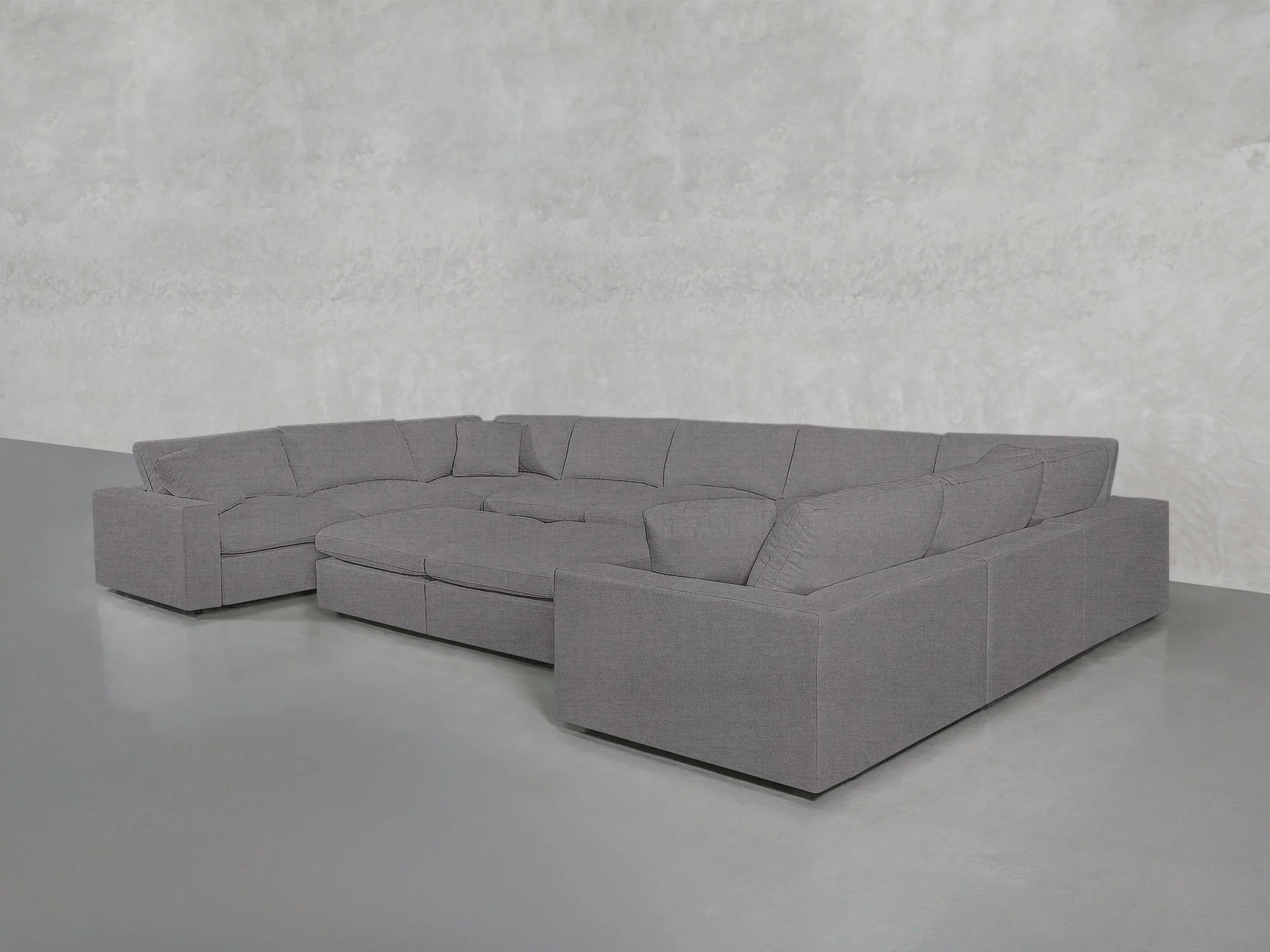 9-Seat Modular U-Sectional with Double Ottoman - Image 73