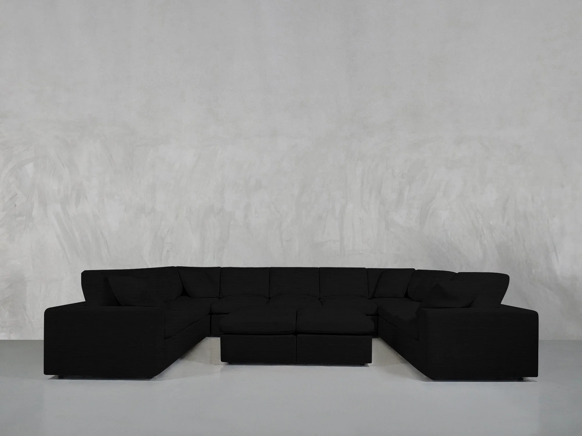 9-Seat Modular U-Sectional with Double Ottoman - Image 94