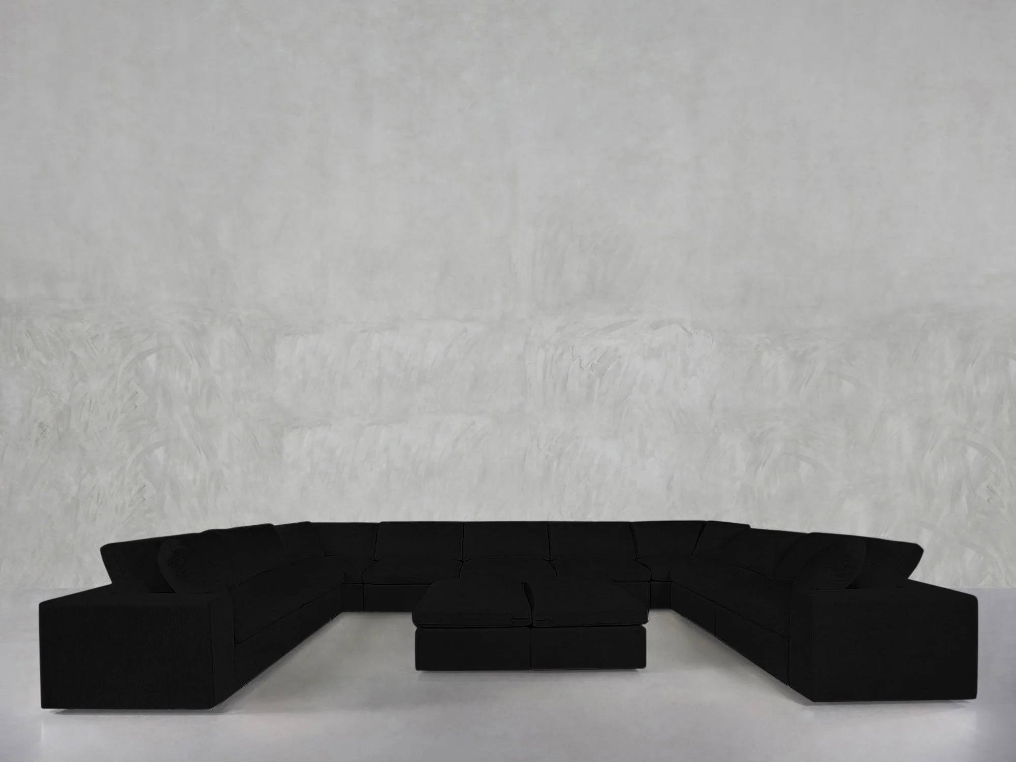 9-Seat Modular U-Sectional with Double Ottoman - Image 96