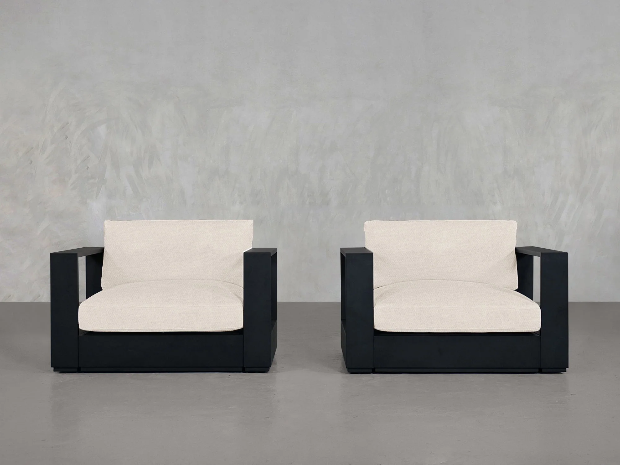 Double Armchairs Aluminum Outdoor - Image 12
