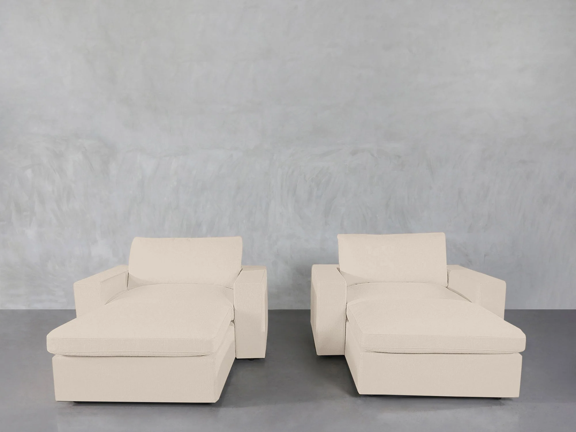 Double Armchairs with Ottomans - Image 106