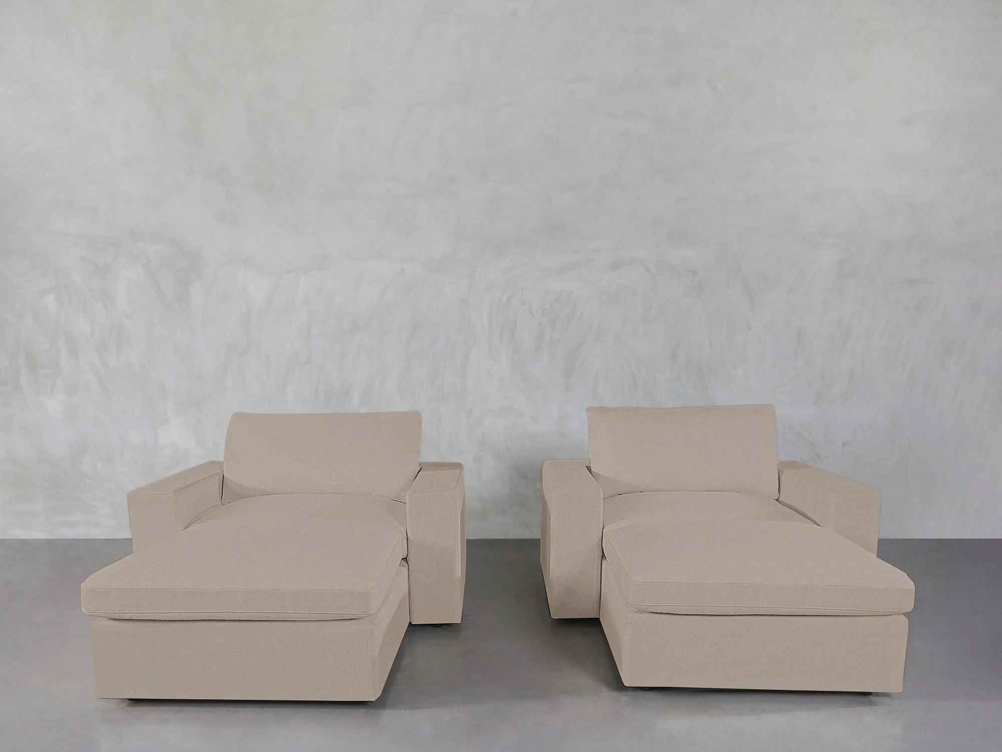 Double Armchairs with Ottomans - Image 126