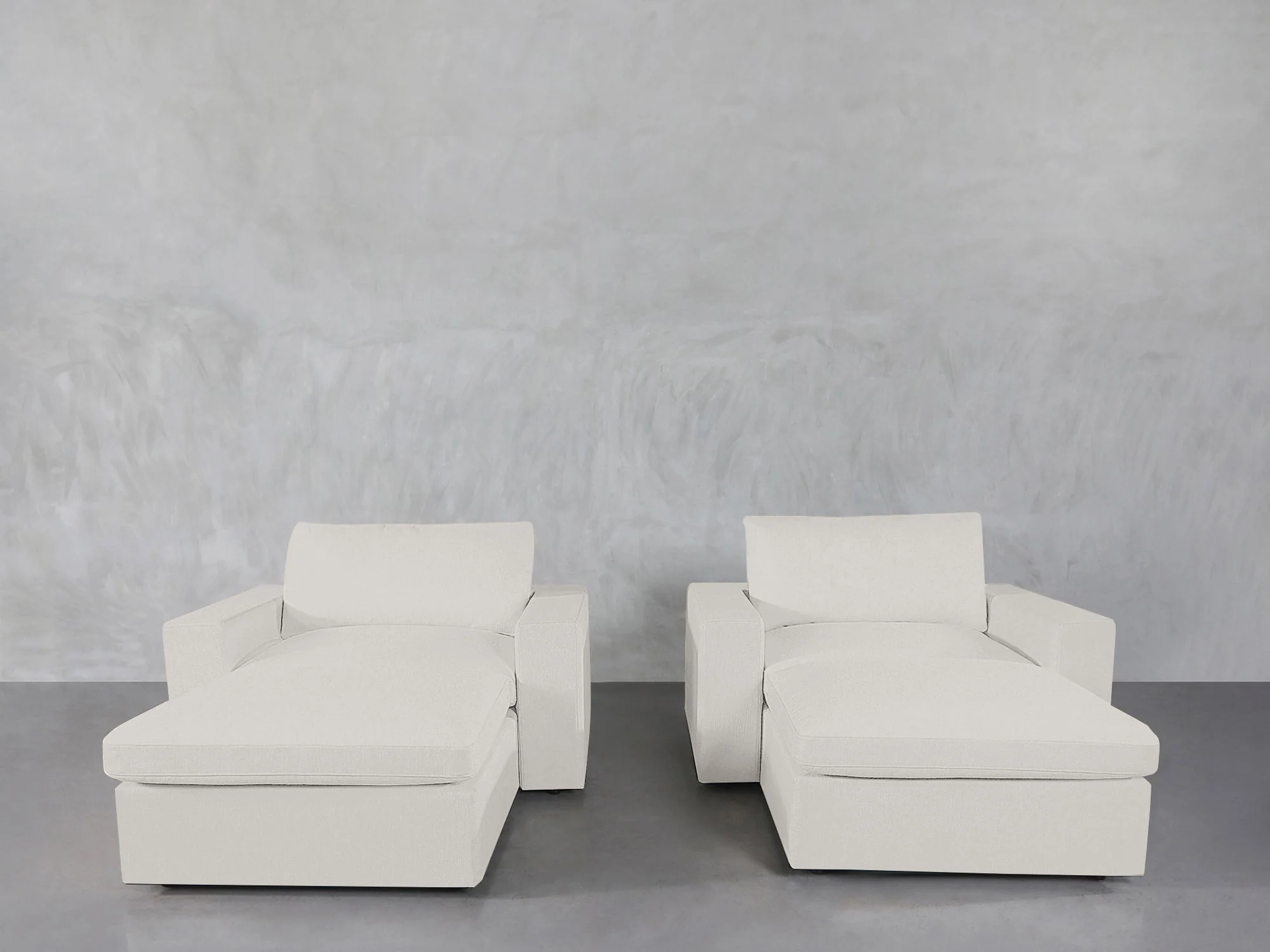 Double Armchairs with Ottomans - Image 176