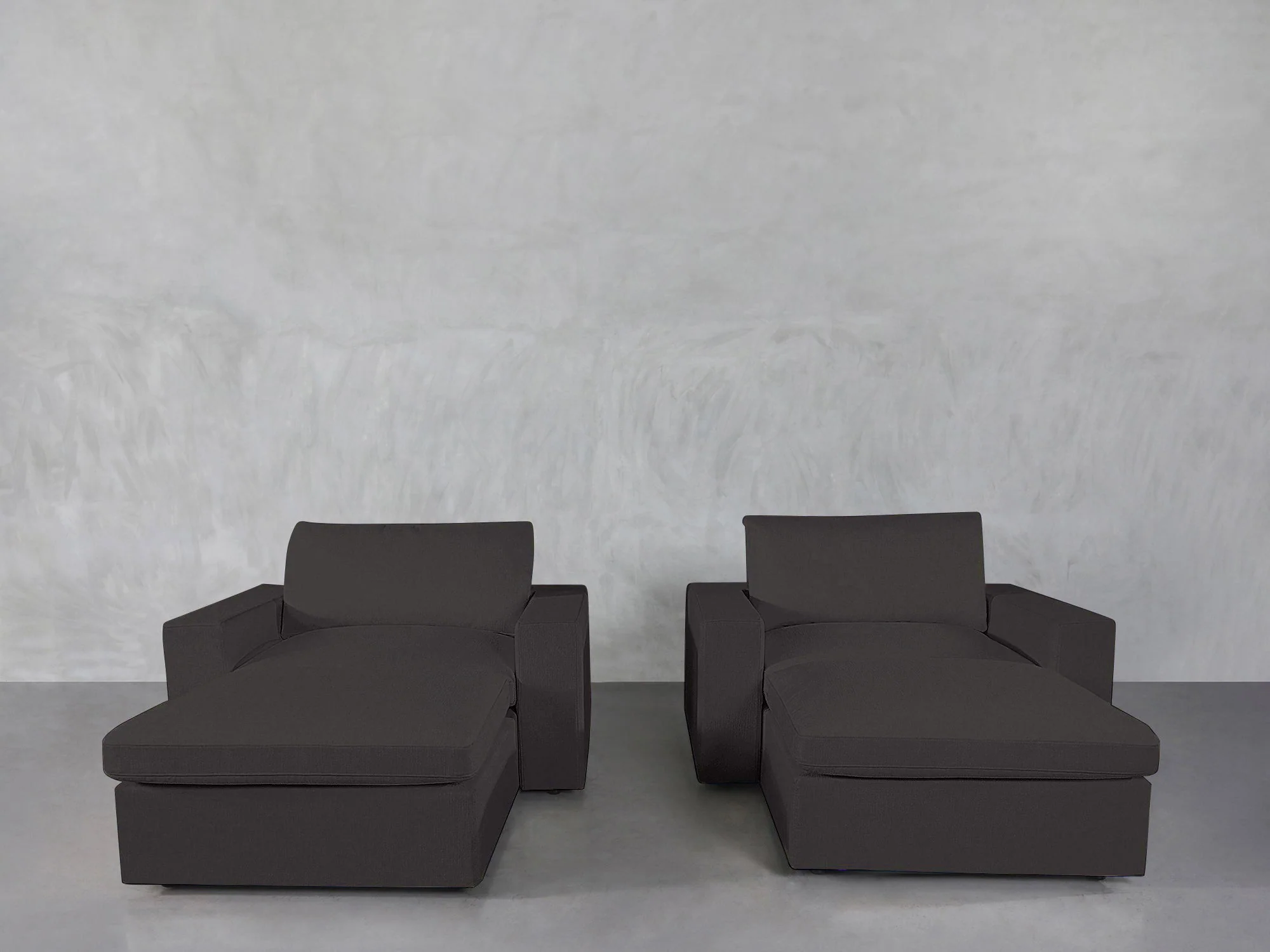 Double Armchairs with Ottomans - Image 186