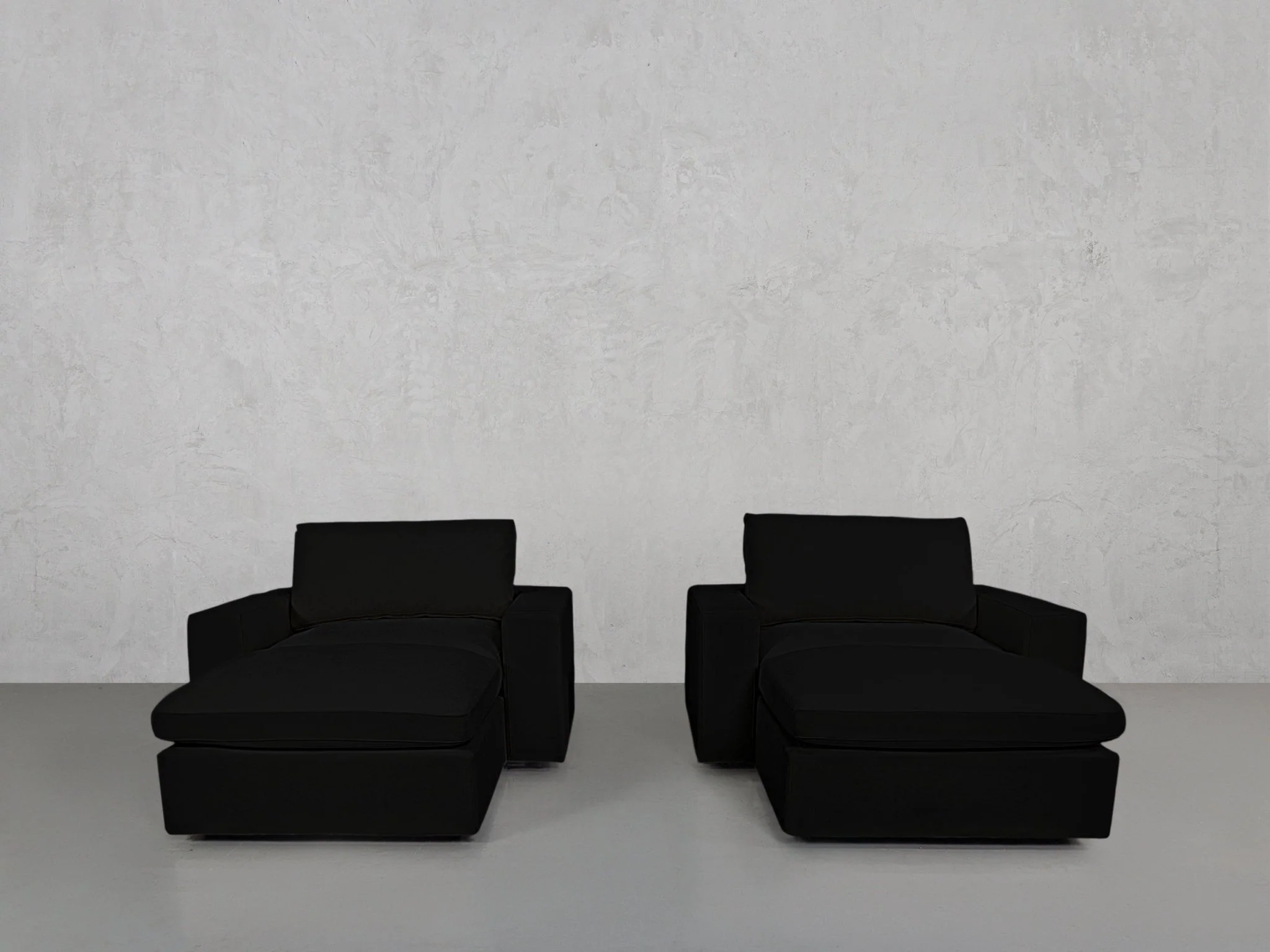 Double Armchairs with Ottomans - Image 198