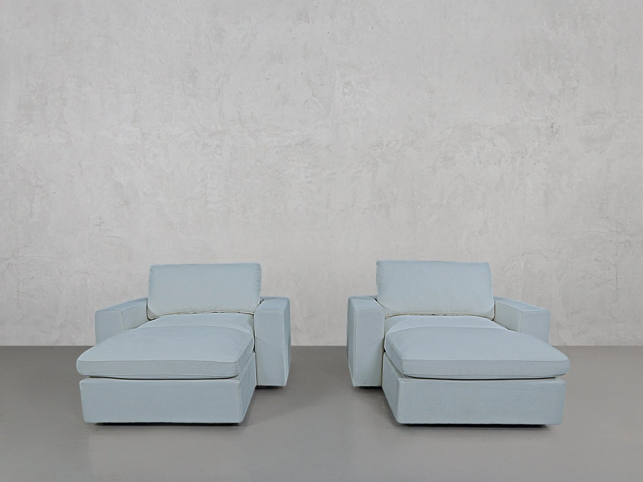 Double Armchairs with Ottomans - Image 208
